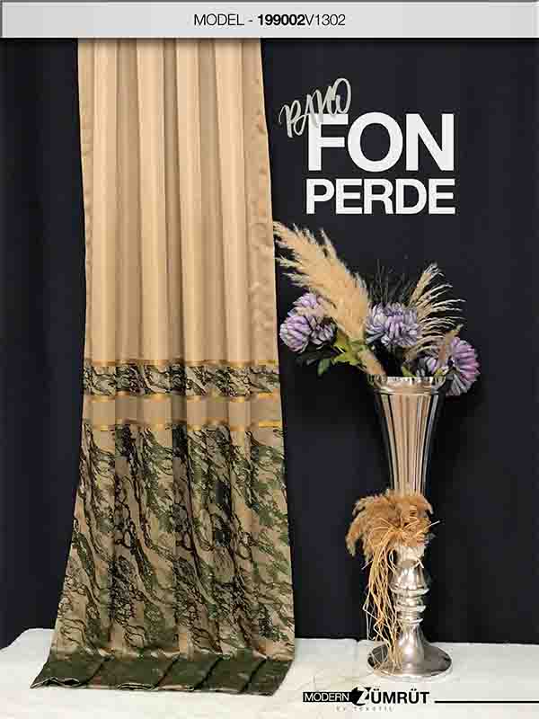 Pano Fon Perde - 199002 V1302 - Zümrüt Ev Dekorasyon