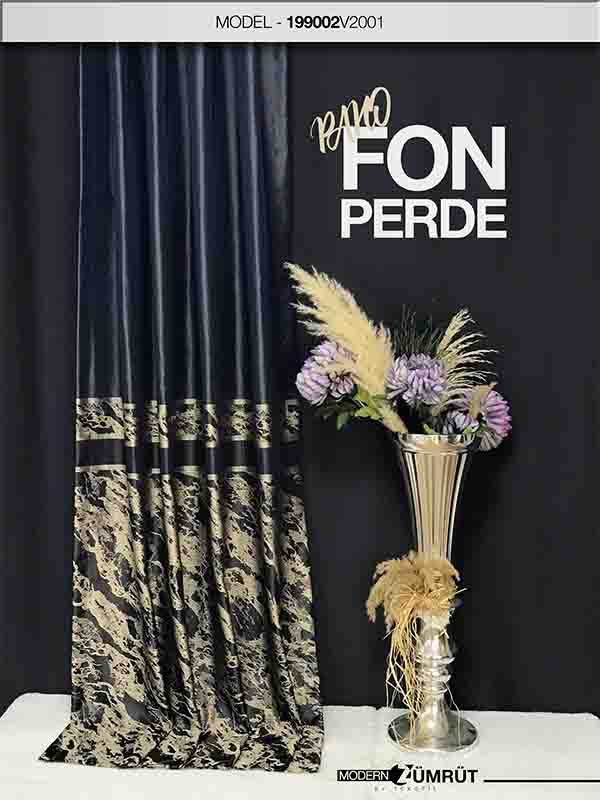 Pano Fon Perde - 199002 V2001 - Zümrüt Ev Dekorasyon