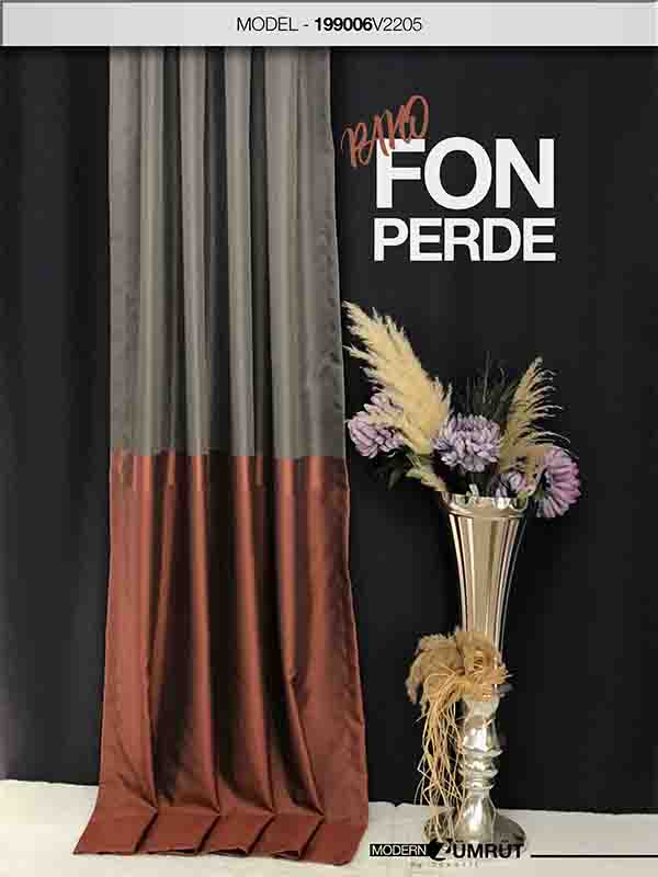 Pano Fon Perde - 199006 V2205 - Zümrüt Ev Dekorasyon