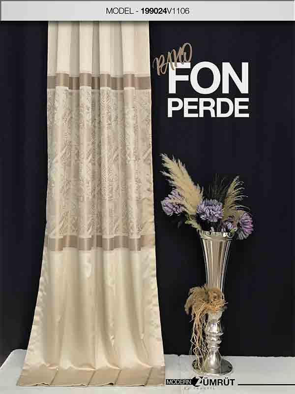 Pano Fon Perde - 199024 V1106 - Zümrüt Ev Dekorasyon